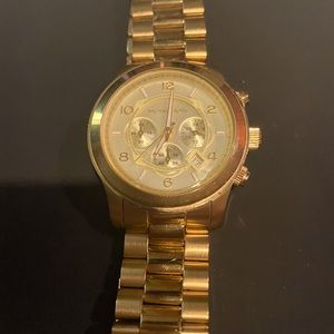 MK8077 Stainless Steel Gold Michael Kors Watch